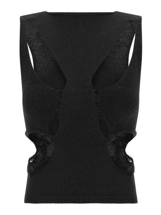 25FW 릭 오웬스 민소매 티셔츠 RO02E4662KWVHWP09 Black