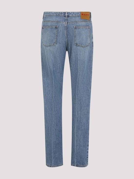  마르니 스트레이트 팬츠 PUJU0318A0USCY4400B96 Dark Wash - MARNI