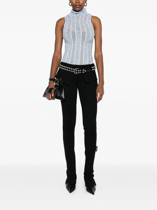  오프화이트 플레어 팬츠 OWCA18QF25JER0011000 Black - OFF WHITE