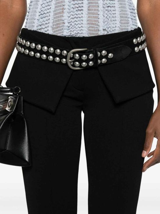  오프화이트 플레어 팬츠 OWCA18QF25JER0011000 Black - OFF WHITE