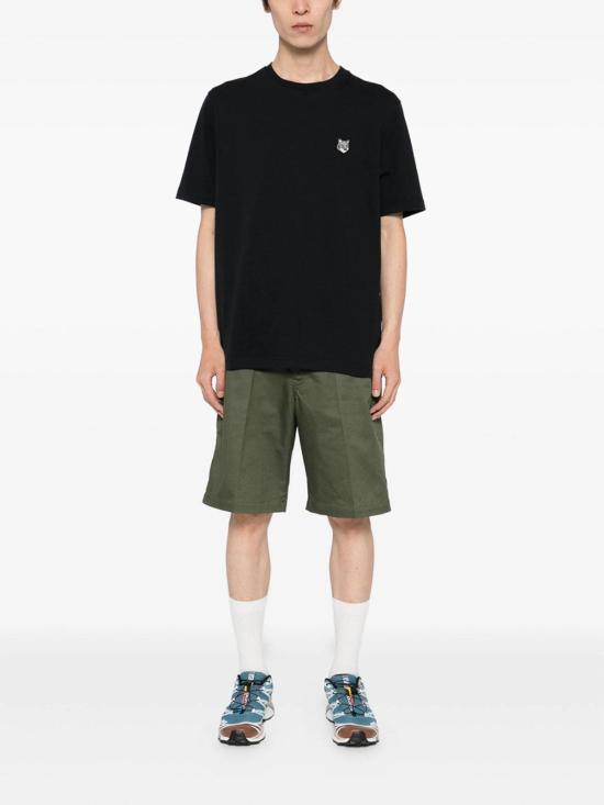 26SS 메종키츠네 폭스 헤드 컴포트 티셔츠 PM00108KJ7025BLACK Black - MAISON KITSUNE