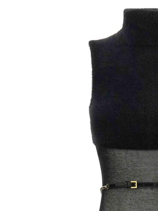  엘리자베타프랜치 미디 스커트 AM37T57E2110 Black - ELISABETTA FRANCHI