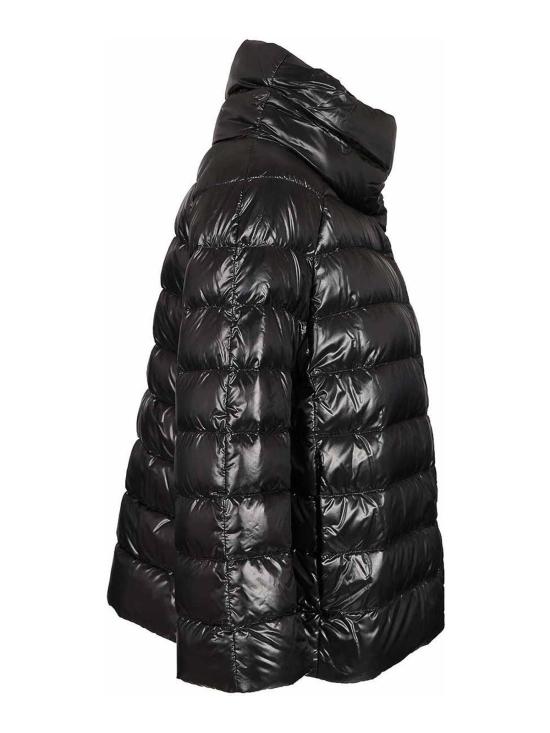  에르노 소피아 레귤러 핏 케이프 다운 자켓 PI0046DIC12017Z9300 Black - HERNO