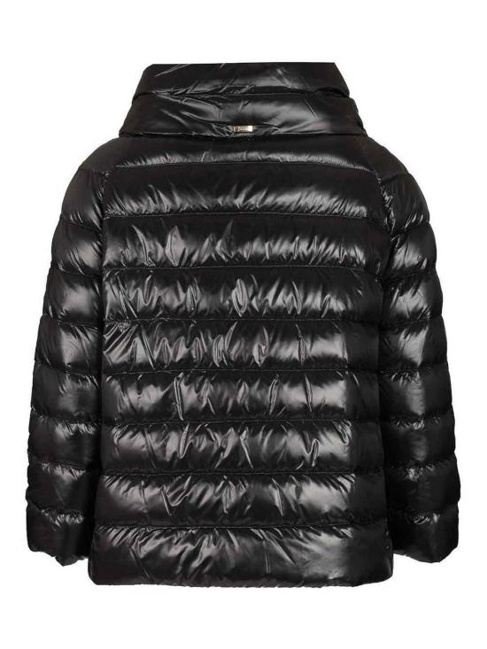  에르노 소피아 레귤러 핏 케이프 다운 자켓 PI0046DIC12017Z9300 Black - HERNO