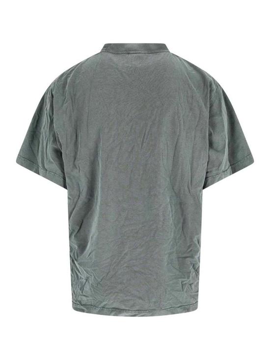 25FW 발렌시아가 루프 스포츠 아이콘 오버사이즈 티셔츠 850345TTVH91220 Grey - BALENCIAGA