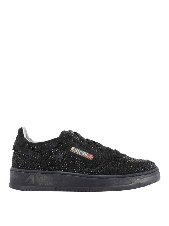 25FW 오트리 메달리스트 로우 레더 스니커즈 AULWNA02 Black