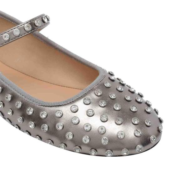  스티브매든 플랫 슈즈 VINETTAPEWTER Silver - STEVE MADDEN