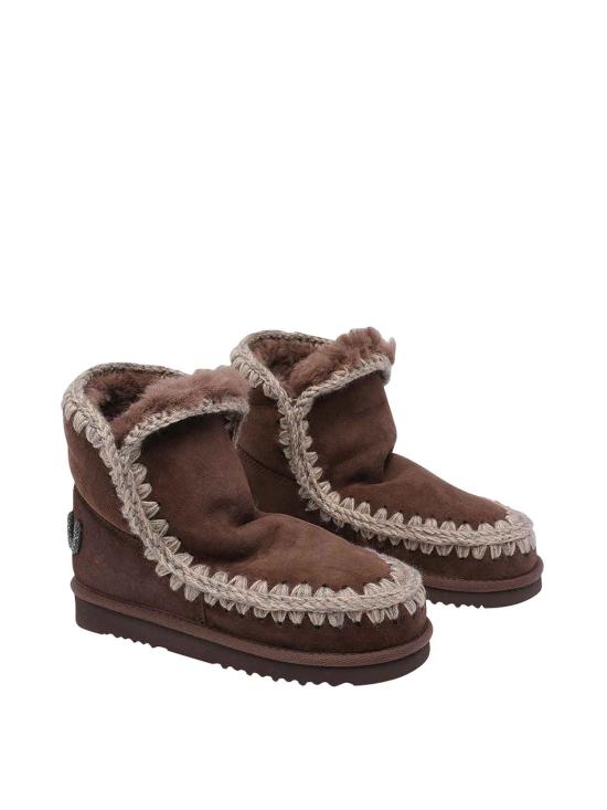 25FW 모우 에스키모 18 글리터 로고 부츠 101050ABRPEP Brown - MOU