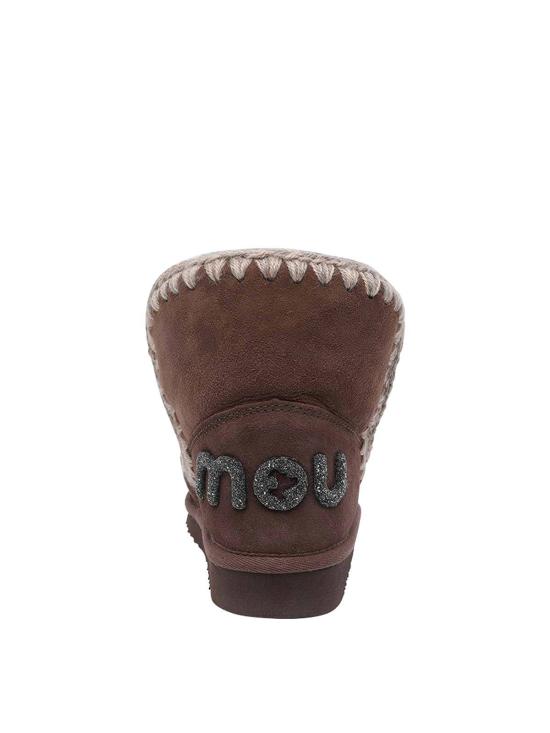 25FW 모우 에스키모 18 글리터 로고 부츠 101050ABRPEP Brown - MOU