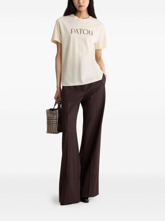 25FW 파투 반팔 티셔츠 JE0299999097C White - PATOU