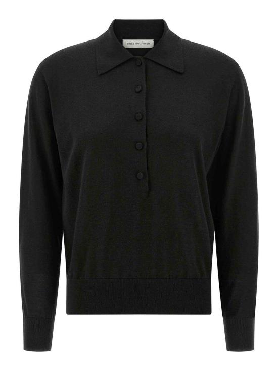  드리스 반 노튼 폴로 티셔츠 2520112032700900 Black