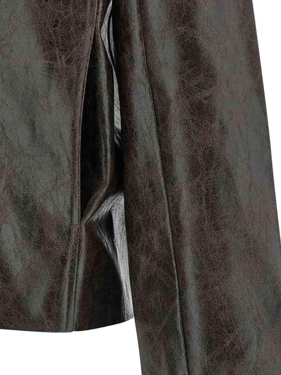  세퍼 스트레이트 팬츠 MFW25KEANECOATEDDARKTECH Brown - SEFR