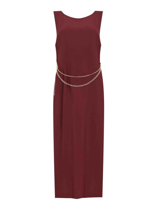 25FW 트윈셋 미디 스커트 252TP230005609 Dark Red