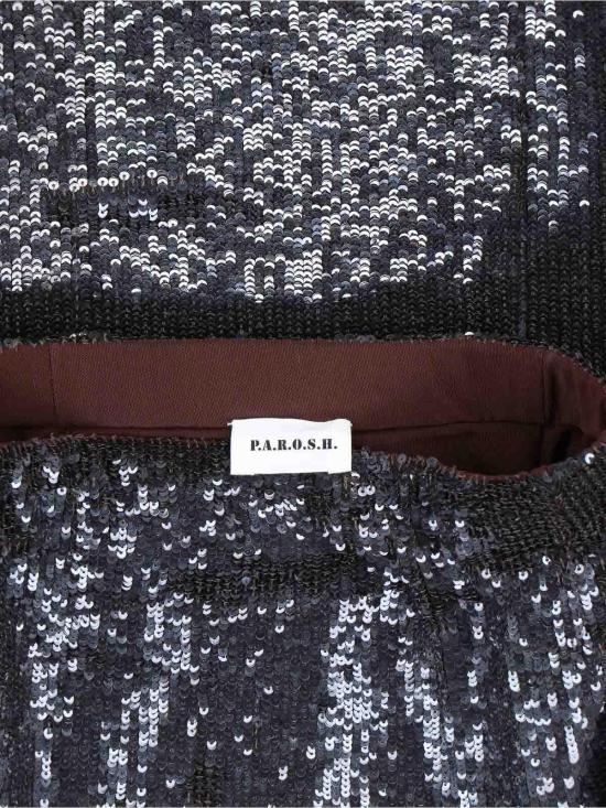  파로쉬 미디 스커트 D621538086 Brown - PAROSH