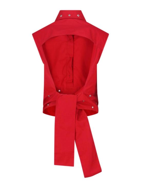  아워레가시 민소매 티셔츠 W4252GLRLIPSTICKREDSUPERPOPLIN Red - OUR LEGACY