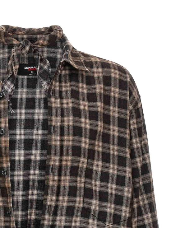 25FW 디스퀘어드2 긴팔 셔츠 S71DM0809D35307002F Multicolour - DSQUARED2
