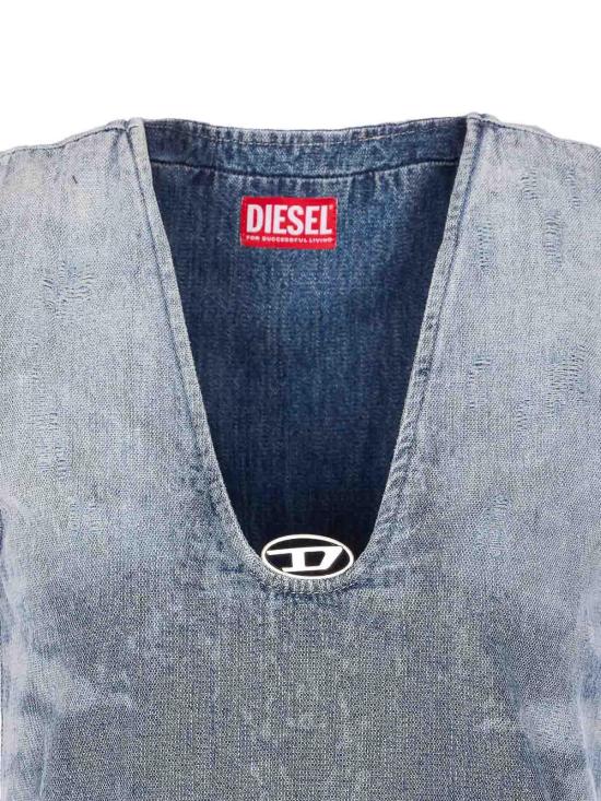 25FW 디젤 숏팬츠 A21707068TY01 Blue - DIESEL