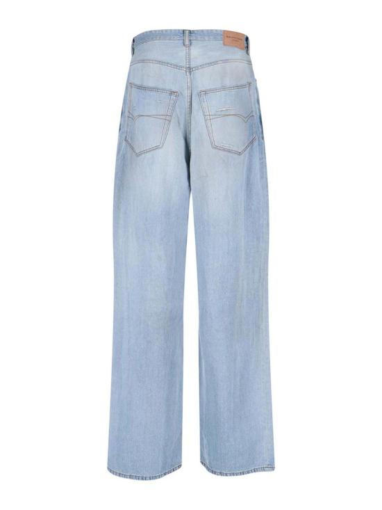 26SS 발렌시아가 스트레이트 팬츠 849951TTWA34200 Blue - BALENCIAGA