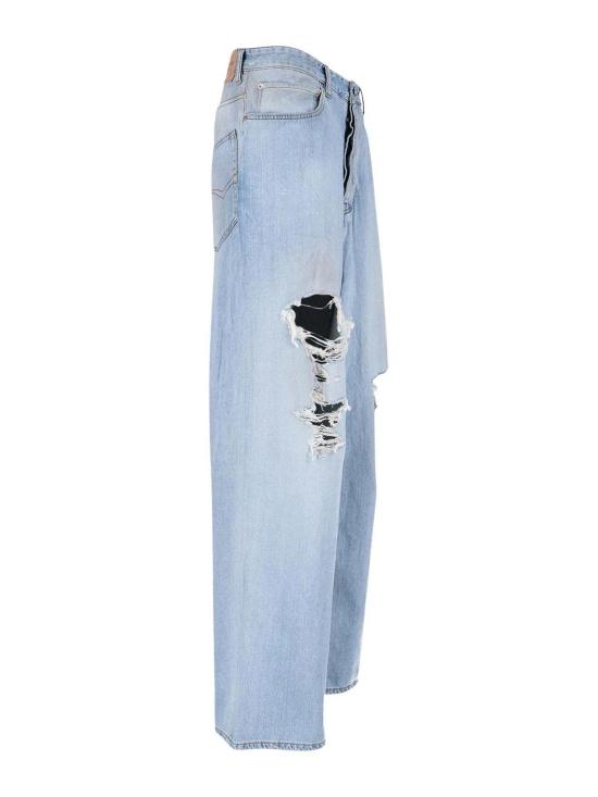 26SS 발렌시아가 스트레이트 팬츠 849951TTWA34200 Blue - BALENCIAGA