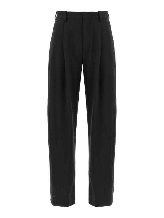 25FW 몽클레어 스트레이트 팬츠 K24032A00003M6523999 Black