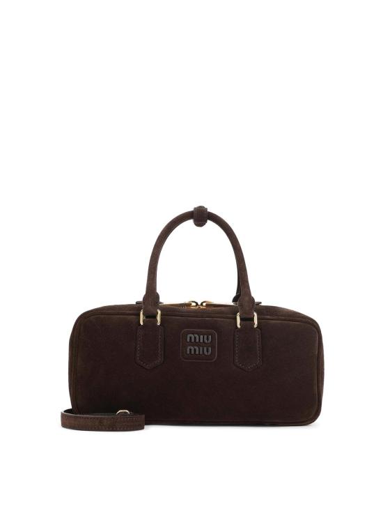 25FW 미우미우 토트백 5BB148VOON2CS4F0003 Dark Brown