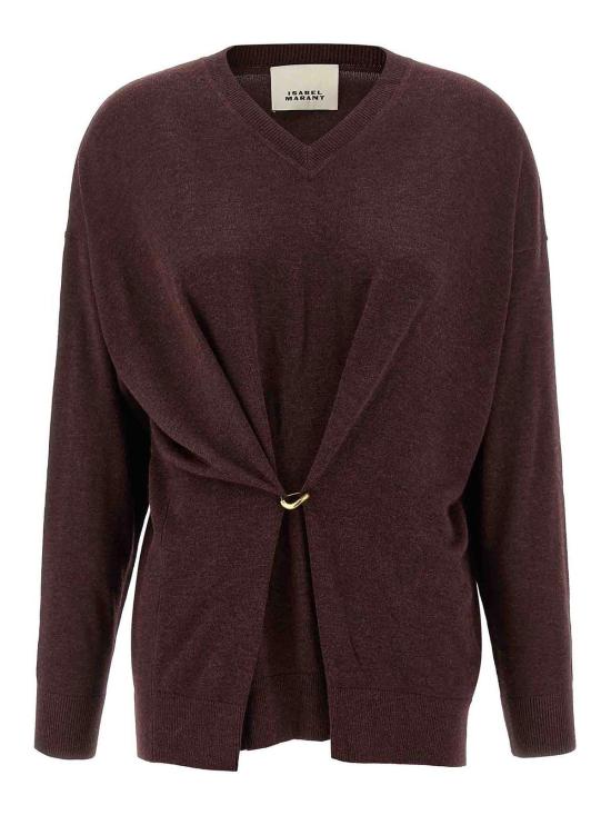  이자벨마랑 탑 PU0717FAB1L05I80BY Dark Red