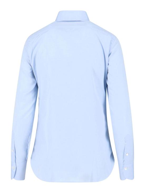 25FW 피나모레 셔츠 C0239IVANA3PDSILVIO14 Blue - FINAMORE