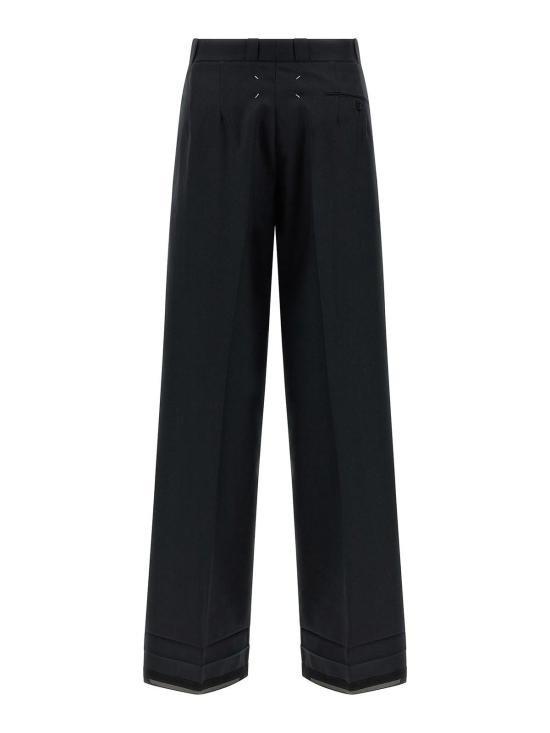  마르지엘라 스트레이트 팬츠 S51KA0607M35513900F Black - MAISON MARGIELA