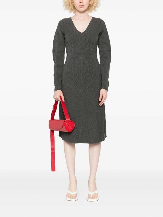 25FW 트윈셋 미디 스커트 252TP313012609 Grey - TWINSET