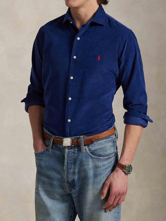 25FW 폴로 랄프로렌 긴팔 셔츠 710P00518005 Dark Blue - POLO RALPH LAUREN