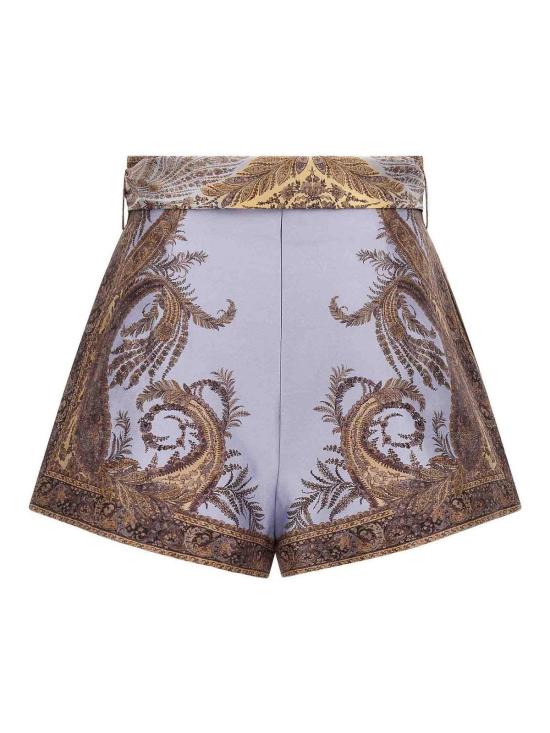 25FW 짐머만 숏팬츠 5214AF251LPSL Purple - ZIMMERMANN