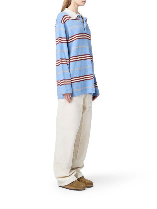 25FW 게스트 인 레지던스 폴로 티셔츠 U32010JMHRBCO Blue - GUEST IN RESIDENCE