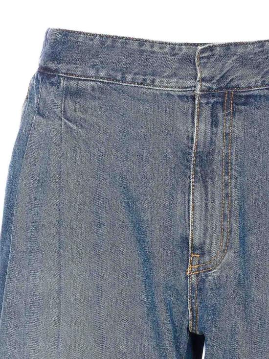  알라이아 플레어 팬츠 AA9P1257D007B517 Blue - ALAIA