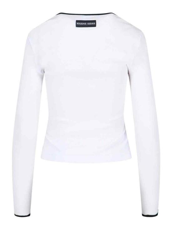  마린세르 반팔 티셔츠 WTO446ACJER0008WH11 White - MARINE SERRE