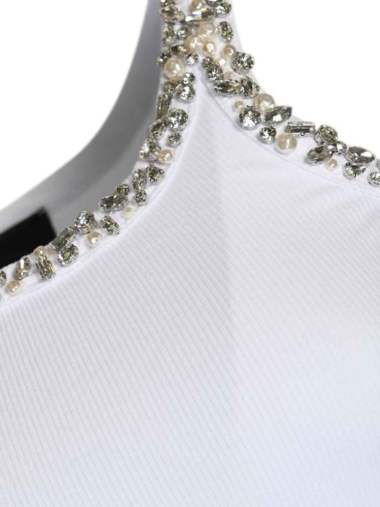  핑코 민소매 티셔츠 104109A2TMZ04 White - PINKO