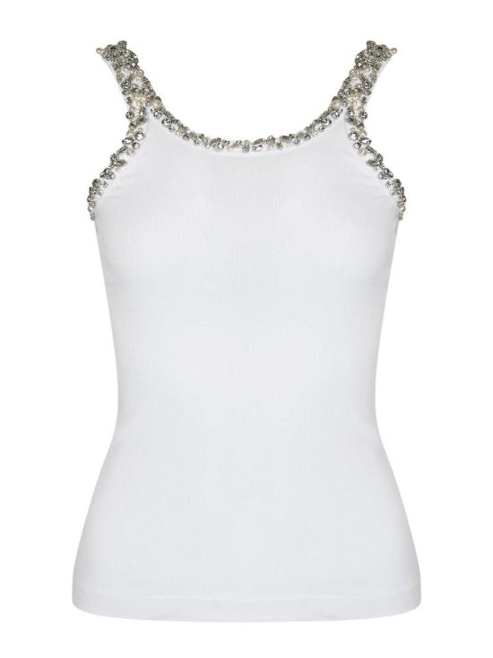  핑코 민소매 티셔츠 104109A2TMZ04 White