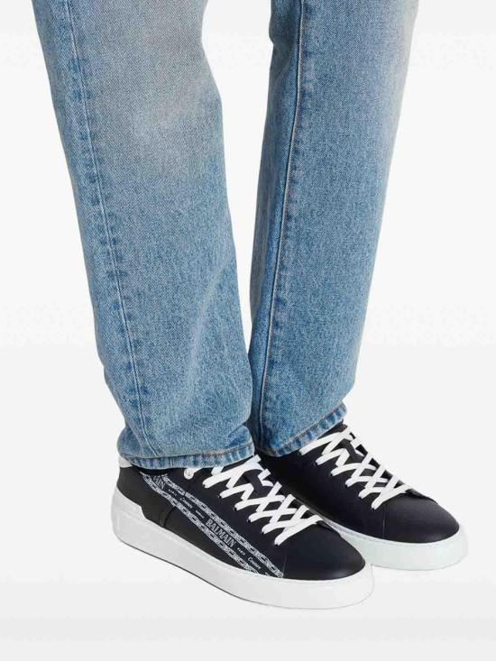 26FW 발망 스니커즈 FM1VI288LBFCEAB BLACK - BALMAIN