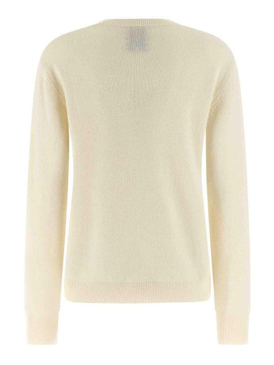 25FW 세인트바쓰 긴팔 티셔츠 QUE001000433IVACANZELOGO10AR White - MC2 SAINT BARTH