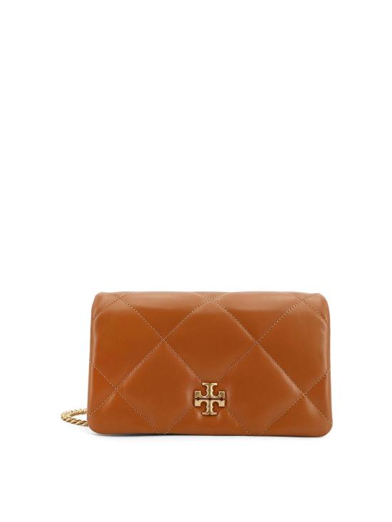 25FW 토리버치 키라 다이아몬드 퀼트 체인 월렛 158624200 Brown