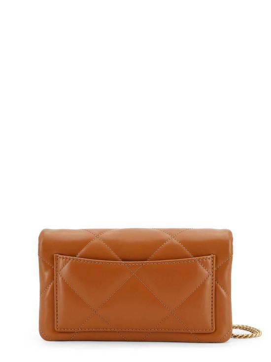25FW 토리버치 키라 다이아몬드 퀼트 체인 월렛 158624200 Brown - TORY BURCH