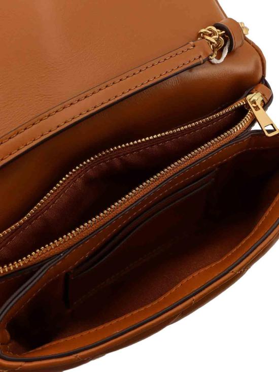 25FW 토리버치 키라 다이아몬드 퀼트 체인 월렛 158624200 Brown - TORY BURCH