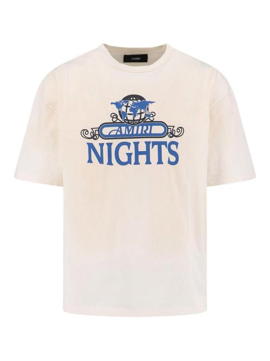 25FW 아미 반팔 티셔츠 AMJYTE1207IVORY White