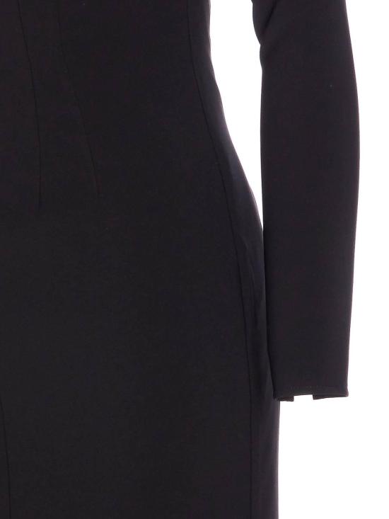25FW 엘리자베타프랜치 미디 스커트 AB80557E2110 Black - ELISABETTA FRANCHI