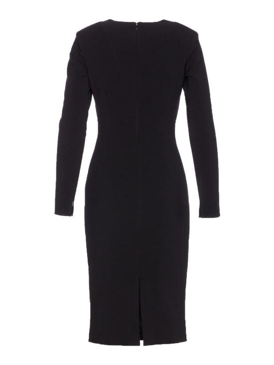 25FW 엘리자베타프랜치 미디 스커트 AB80557E2110 Black - ELISABETTA FRANCHI