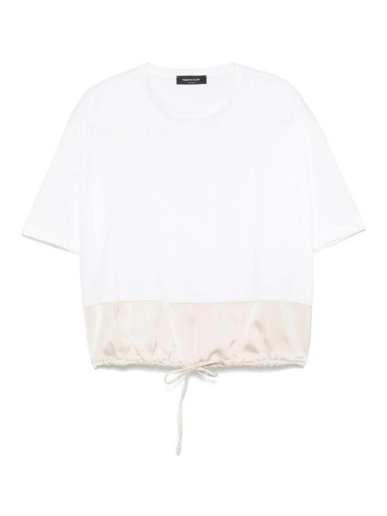 25SS 파비아나 필리피 반팔 티셔츠 JED275F615L456VR1 White