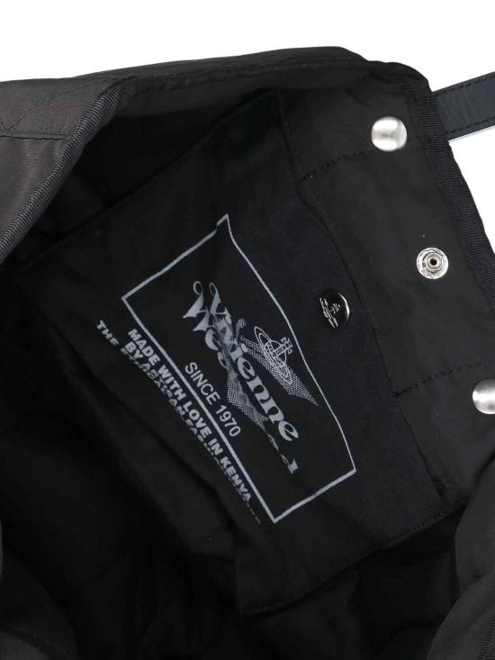26SS 비비안웨스트우드 유틸리티 스몰 쇼퍼 4205007NUW019EN403 Black - VIVIENNE WESTWOOD