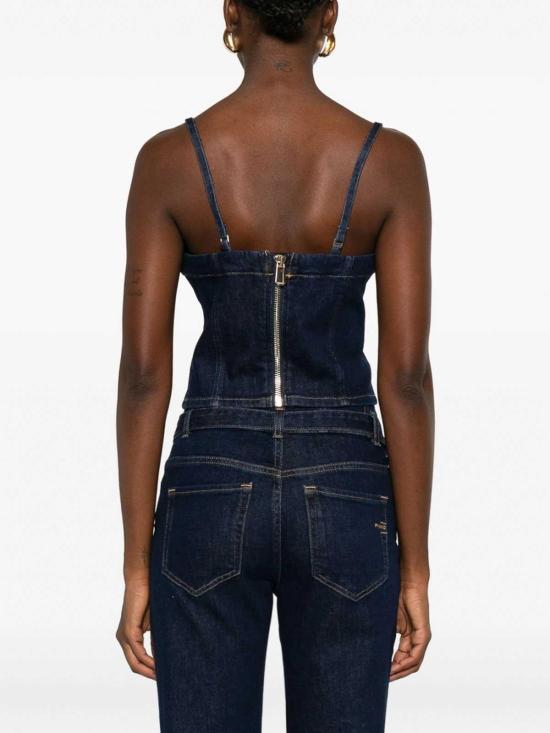  핑코 민소매 티셔츠 105722A2UPPJL Blue - PINKO