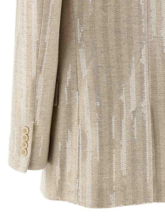  브루넬로 쿠치넬리 수트 자켓 MY4517528C810 Beige - BRUNELLO CUCINELLI