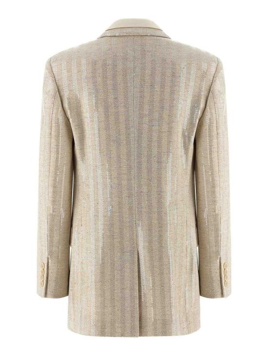  브루넬로 쿠치넬리 수트 자켓 MY4517528C810 Beige - BRUNELLO CUCINELLI