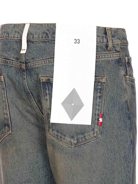 25FW 아미시 스트레이트 팬츠 AMU001D4363008C0999 Blue - AMISH